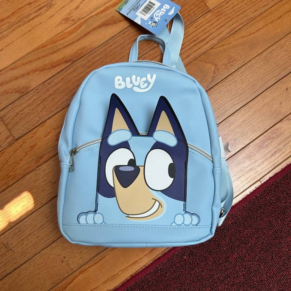 Bluey Kids Backpack - Light Blue